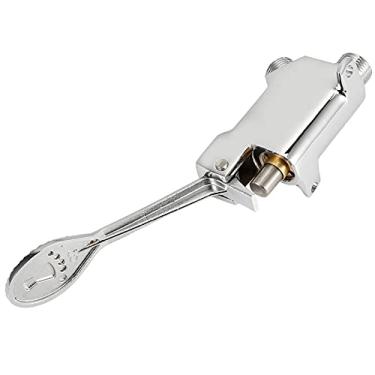 Imagem de GLOGLOW Válvula de Pedal para Montagem Em Piso Com Rosca G1/2, Latão, Controle Mãos-livres, Design Sanitário, Ideal para Hospitais e Laboratórios BANHEIROS