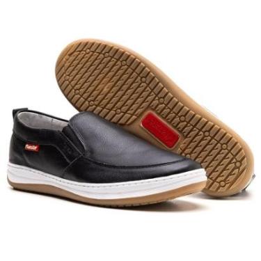 Imagem de Sapatênis Masculino Casual slip on Em Couro Legítimo macio super Confortável-Masculino