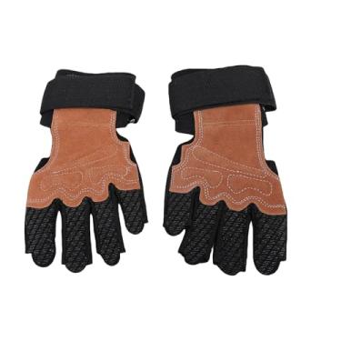 Imagem de RiToEasysports Luvas de Treino, Luvas de Levantamento de Peso Luva de Ginástica Com Almofadas de Amortecimento Integradas Malha Respirável para Corrida, Escalada, Levantamento Terra, Prensas (M)