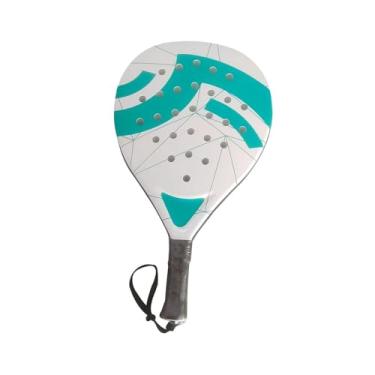 Imagem de RNXRZANK Raquetes de Padel com Bolsa de Armazenamento, para Esportes Ao Ar Livre, Antiderrapantes, Ideais para Treinamento, Leves E Profissionais, Verde Branco