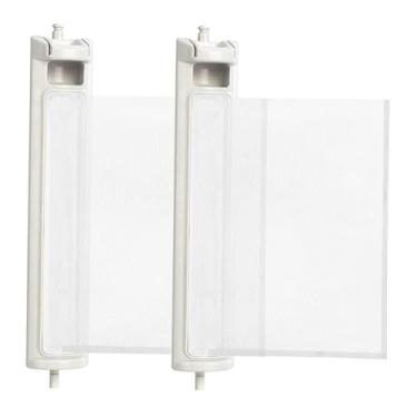 Imagem de IEUDNS Conjunto de 2 filtros de fiapos para máquina de lavar roupa, incluindo a rede de remoção de resíduos e as peças de reposição para os modelos ES-D7S,