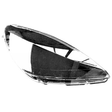 Imagem de Compatível com peugeot 307 2003 2004-2007 faróis dianteiros transparentes lâmpadas escudo máscaras faróis capa lente farol(1PCS right side)