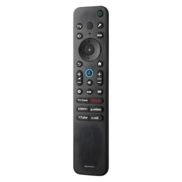 Imagem de Controle remoto RMF-TX920U compatível com Sony Bravia – Controle de voz, Bluetooth/IR, configuração fácil – Funciona com modelos Bravia Google TV X90J, X95J, A80J, A90J, A95K, A95L, Z9J, X90K, X90L