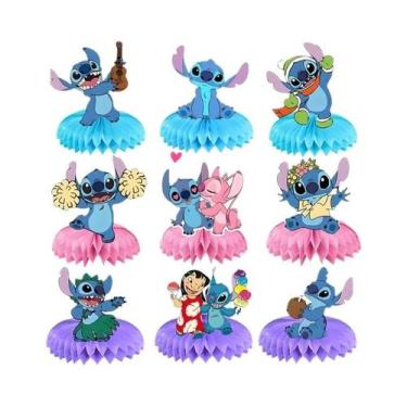 Imagem de Decorações De Mesa Para Festa De Aniversário Disney Lilo & Stitch, Cen