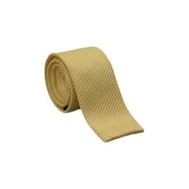 Imagem de Gravata Masculina Slim De Malha Lisa Em Cores Sólidas, Preta E Vermelh