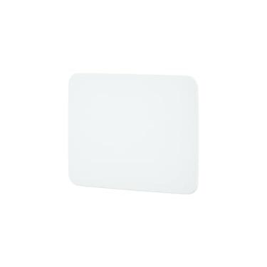 Imagem de Tapete de mouse de vidro Taodaily 41 x 31 cm, tapete de mouse rígido microgravado para jogos com base antiderrapante, para controle ultra suave em esportes FPS e trabalho de escritório (branco, P)