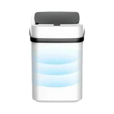 Imagem de Lixeira Inteligente De Indução De 13L Para Cozinha, Banheiro, Sala De 