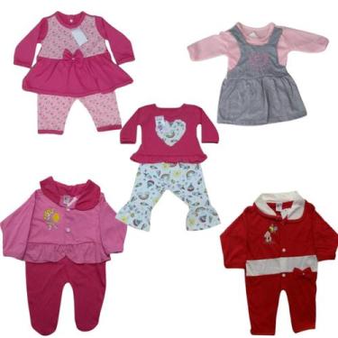 Imagem de Lote com 5 roupinhas para bebê Menina  - Duda Baby Shop