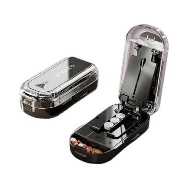 Imagem de Cortador De Comprimidos Portátil E Preciso UNTIOR Com Organizador De A