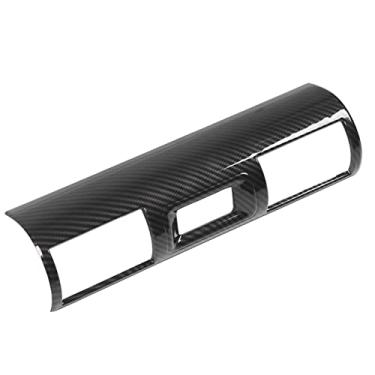 Imagem de KIMISS Substituição do Painel de Ventilação da Saída de Ar de Controle Central para Xj10 2007-2021, Atualização Interior da Guarnição do Estilo Fibra Carbono
