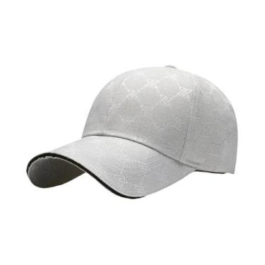 Imagem de Boné De Beisebol Unissex Com Efeito Desgastado E Costura Em Três Linha