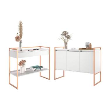 Imagem de Conjunto Para Sala Buffet E Aparador Estilo Industrial