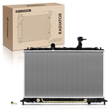 Imagem de A-Premium Conjunto de radiador de arrefecimento do motor com radiador de óleo de transmissão compatível com Kia Rio Rio5 2007 2008 2009 2010 2011, 1,6L, transmissão automática, substituição #