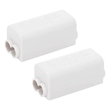 Imagem de aqxreight Divisor de Fiação Em Forma de T de Alta Potência Bloco Terminal de 1 Em 2 Saídas para Conexões Elétricas Seguras Condutor de Latão, ABS Retardador de Chama Compatível Com Luzes de Cúpula,