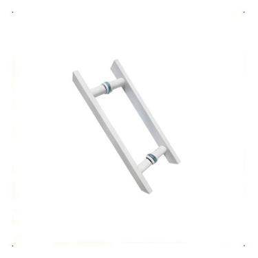 Imagem de Puxador Alumínio Maciço 30cm P/ Portas Portão Madeira Vidro - RR Inox