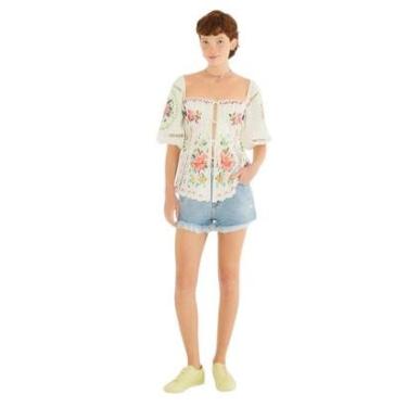 Imagem de Short Jeans Farm Rio Curva Básico-Feminino