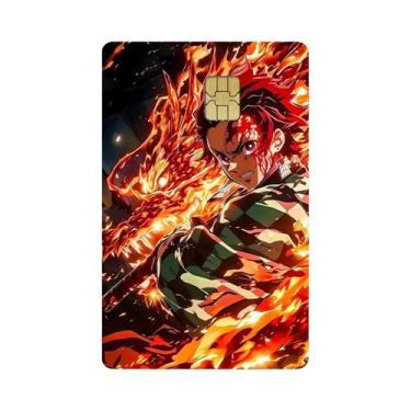 Imagem de Capa De Cartão De Crédito Em PVC Fosco HD Do Luffy Do Anime One Piece 