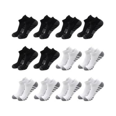 Imagem de Meias De Corrida Cano Curto Acolchoadas E Respiráveis Para Homens E Mu