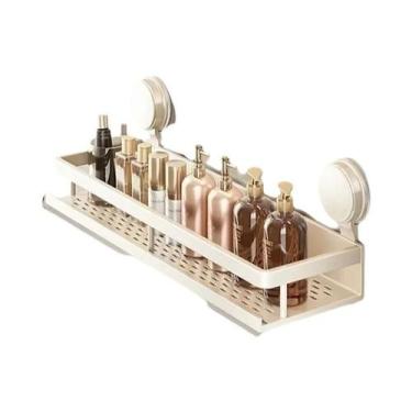 Imagem de Prateleira De Banheiro Com Ventosa Sem Furo, Suporte De Alumínio Suspe