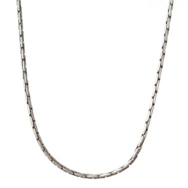 Imagem de Corrente de Prata Bali Cardano Envelhecida Unissex 45 CM 1.40 MM