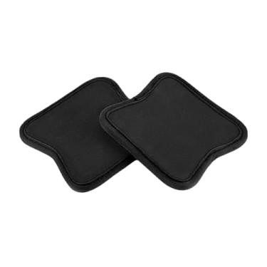 Imagem de Aymzbd 2x Luvas Protetoras de Mão com Almofadas de Aderência, Acessório para Treino Funcional e Musculação, Preto