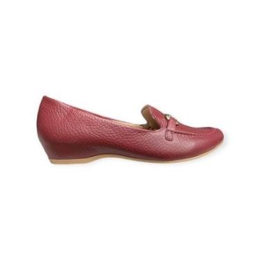 Imagem de Mocassim Loafer Usaflex Couro Feminino-Feminino