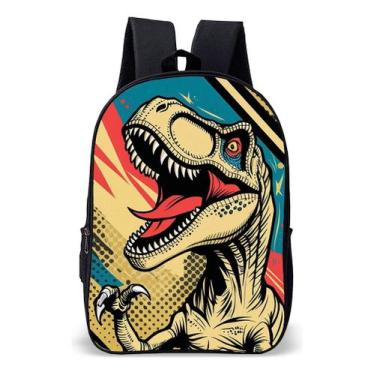 Imagem de Mochila Infantil Escolar Simples Tema Menino Dinosauro Dino - Use Nerd