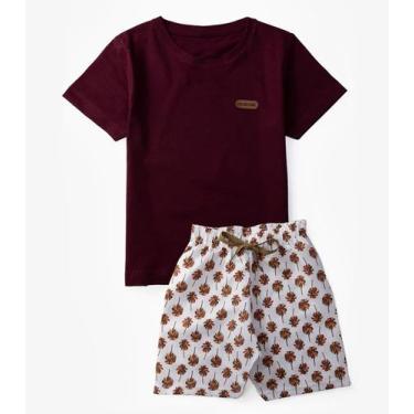 Imagem de Conjunto Infantil Menino Básico Select Vermelho, 10, Vermelho