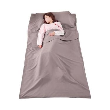 Imagem de Saco De Dormir Grande E Leve 115cm X 210cm, Forro Para Múltiplas Pesso