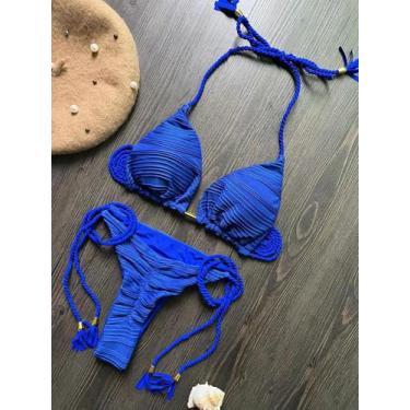 Imagem de Conjunto De Biquíni Sexy Push up Para Mulheres 2024, Moda Praia, Maiô 