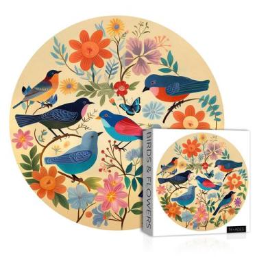 Imagem de Quebra-cabeça PICKFORU Vintage Bird 1000 peças para adultos