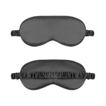 Imagem de Máscara De Sono 3D De Seda Natural Dupla Face Portátil Para Viagem Pro