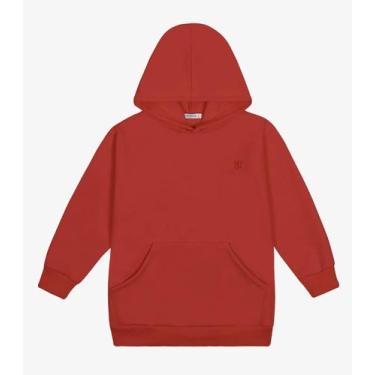 Imagem de Moletom Infantil Com Capuz Trick Nick Laranja, 8, Laranja