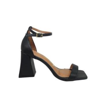 Imagem de Sandália Feminina Luxo Calcanhar Fechado Salto Alto Vizzano 6464102-Feminino