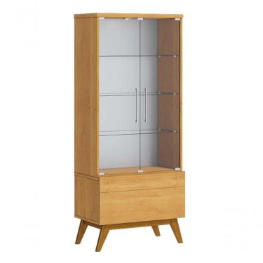 Imagem de Cristaleira Classic 1g Nature - Imcal Móveis