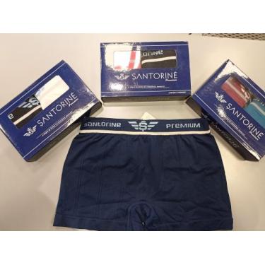 Imagem de Cueca box laycra cx c/2 unid - Santorine 