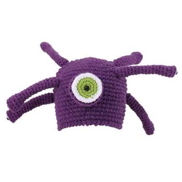Imagem de Chapéu de malha roxo Alien Anime Winter Beanie unissex - Yiweisai