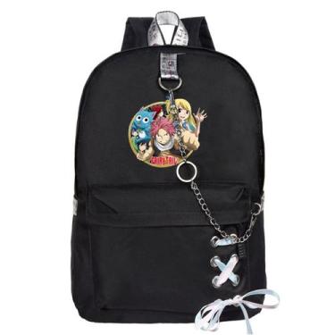 Imagem de Mochila Fairys Tails Etherious Natsus Dragneels para crianças - yiweis