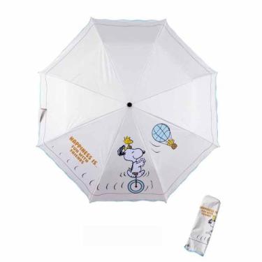 Imagem de Guarda-chuva portátil à prova de vento, dobrável, leve, Snoopy Anime -