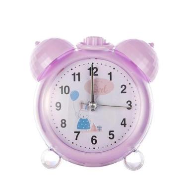 Imagem de Despertador: campainha de imitação de plástico, mesa decorativa, rosa 