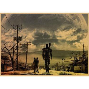 Imagem de Pôster Fallout Anime Art 30x42cm Papel 150g - yiweisai