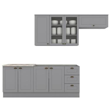 Imagem de Cozinha Modulada 5 Pecas 280 Cm Ce379 Americana Henn