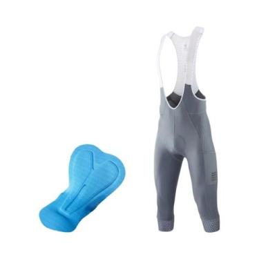 Imagem de Calças De Ciclismo Masculinas De Secagem Rápida 3/4 Com Almofada De Ge