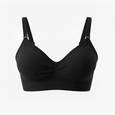 Imagem de Sutiã Plus Size Bojo Removível Sem Aro - GSV, Preto, G2