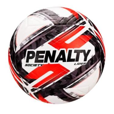 Imagem de Bola Society Penalty Líder XXVI PU Branco/Preto, Branco, Preto, Único