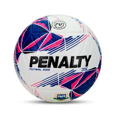 Imagem de Bola de Futsal Penalty RX 500 XXVI Branco/Azul, Branco, Azul, Único