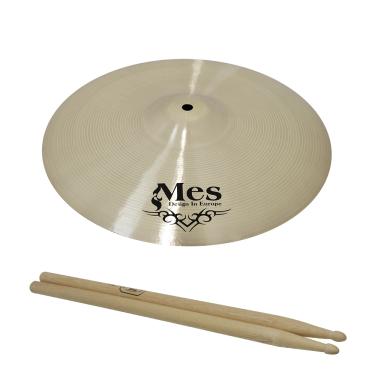 Imagem de Prato de Condução para Bateria 20" Liga de Bronze B8 ACT Series Mes Drums + Baqueta 5A Hickory New York