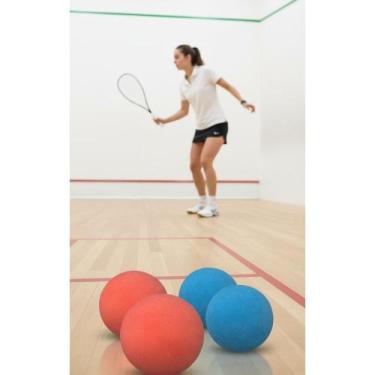 Imagem de Kit 4 Bolas Frescobol Nº3½ Borracha Leve Jogo Diversão - Congratulatio
