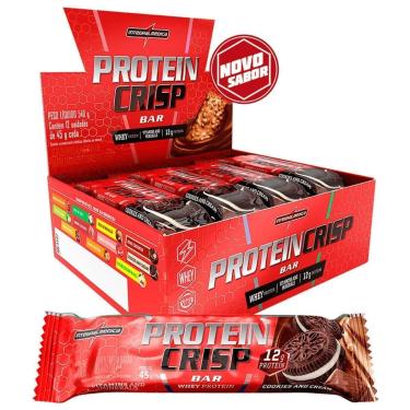 Imagem de Protein Crisp Bar - 12 Unidades 45g Cookies And Cream - IntegralMédica-Masculino