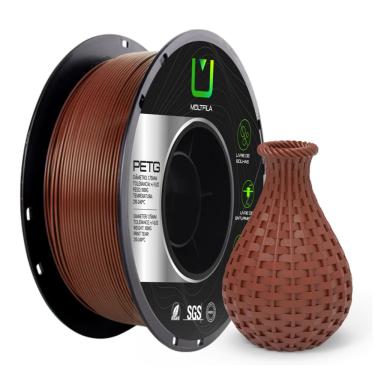 Imagem de Filamento PETG Marrom Café 1kg 1.75mm Multifila Impressora 3D